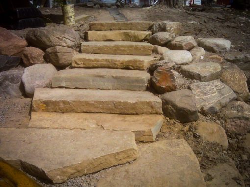 Shoreline Job on Island in Lake Simcoe